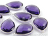Purple Amethyst Faceted Pear Shape Bezel, (SSBZ7318)