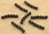 Pave Black Spinel Round Bead, (BLS-BA6)