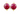 Dyed Ruby Faceted Coin Shape Bezel Connector, (BZC7273/RBY) - Beadspoint