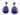 Genuine Lapis Faceted Earrings Bezel, (EARR/LAP/01) - Beadspoint