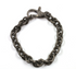 Pave Diamond Oval Link Bracelet, (DCH/CR236)