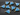 Apatite Blue Chalcedony Faceted Triangle Connector,(BZC7580) - Beadspoint