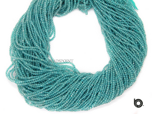 Apetite Roundel Micro Faceted Rondelle Beads, (APET-2-FRNDL) - Beadspoint