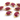 Ruby Faceted Oval Connector, (BZC7348-C) - Beadspoint
