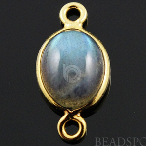 Labradorite Smooth Oval Bezel, (LABC005) - Beadspoint