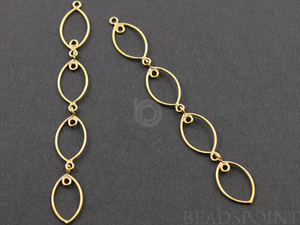 Gold Vermeil Pear Drop Chandelier, (VM/762/73X10) - Beadspoint