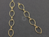 1 Pair, Gold Vermeil Pear Drop Chandelier, (VM/762/73X10)