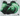 Emerald Shaded Faceted Rondelles Beads, (EMRLD2535RNDL) - Beadspoint