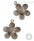 Pave Diamond Flower Pendant, (DPM-1199)