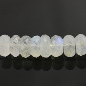 8 pieces,Rainbow Moonstone Faceted Round Drop, (RNB/9-10)) - Beadspoint