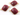 Dyed Ruby Faceted Cushion Connector, (BZC7386) - Beadspoint