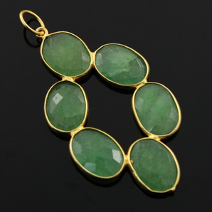 Australian Chrysoprase Fancy Pendant, (CHRYPNDT-A) - Beadspoint