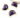 Amethyst Bezel Half Moon Shape Connector, (BZC9041/AM/CNT) - Beadspoint