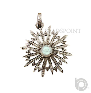 Pave Diamond Star Pendant -- DP-0726 - Beadspoint