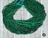 Dyed Emerald Faceted Roundel Beads, (EMRLD45RNDL)