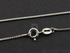 Sterling Silver Finished Box Neck Chain, (BOX019-16)