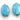 Turquoise Faceted Oval Connector, (BZCT8109) - Beadspoint