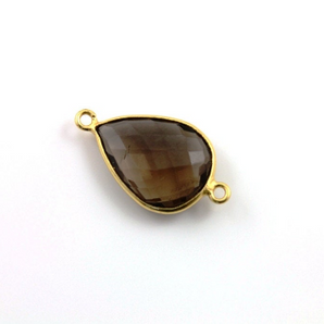 Smokey Quartz Pear Bezel,  (BZC6900-C) - Beadspoint