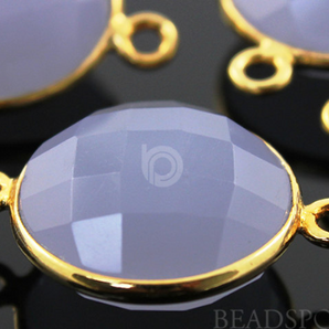 Lavender Coin Faceted Bezel, (BZC7259) - Beadspoint