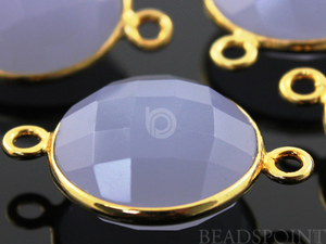 Lavender Coin Faceted Bezel, (BZC7259) - Beadspoint