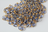 Iolite Quartz Faceted Oval Bezel Chain in Yellow Gold, 14x11 mm, (GMC-IOL-12x14-YG)