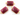 Dyed Ruby Faceted Rectangle Connector,(BZC7485) - Beadspoint