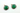 Green Onex Faceted w/ White Sapphire Pendant, (GRXWTZ-A201) - Beadspoint