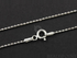 Sterling Silver Petite Camila Textured Ball Chain, (CAM125-16)