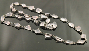 Rose Quartz Faceted Fancy Chain,(BC-RQ-31) - Beadspoint