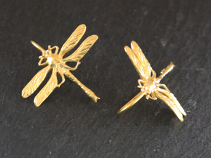Sterling Silver Dragonfly Hook Earrings,  (STD-113) - Beadspoint