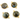 Labradorite Faceted Coin Shape Bezel Connector, (BZCT9002/LAB/12) - Beadspoint