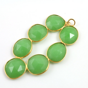 Green Chrysoprase Long Pendant,  (CRY/PDT/201) - Beadspoint