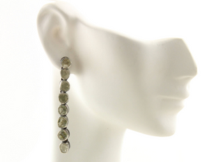 Pave Diamond Rose Cut Earrings, (DER-137) - Beadspoint