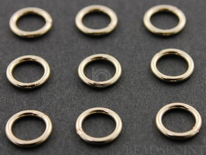 Gold Filled 22 GA Closed Jump Ring , (GF/JR22/4C) - Beadspoint