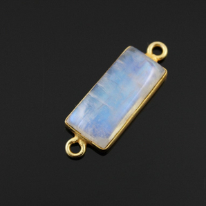 Rainbow Moonstone Connector, (RNMCTR03) - Beadspoint