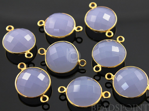 Lavender Coin Faceted Bezel, (BZC7259) - Beadspoint