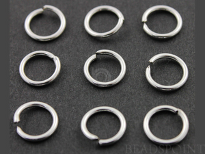 Sterling Silver Open Round Jump Ring, (SS/JR16/16O) - Beadspoint