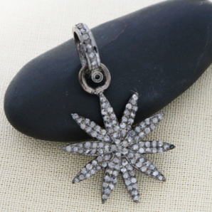 Pave Diamond Star Charm, (DC-7099) - Beadspoint