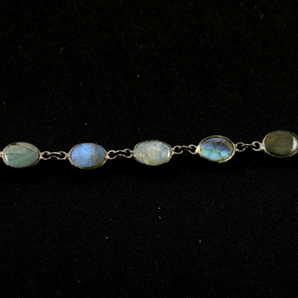 Labradorite Faceted Oval Chain, (BC-LAB-41) - Beadspoint