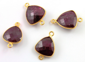 Dyed Ruby Faceted Bezel, (BZC7351-B) - Beadspoint