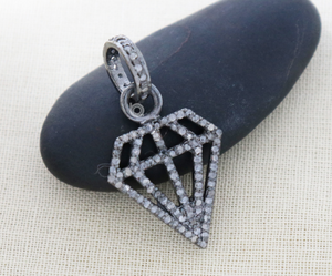 Pave Diamond Arrow Pendant, (DPS-004) - Beadspoint