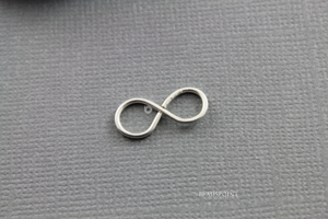 Sterling Silver Infinity Link, (SS/680/17x7) - Beadspoint