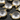 Rock Crystal Faceted Puff Coin Bezel, (BZC7126) - Beadspoint