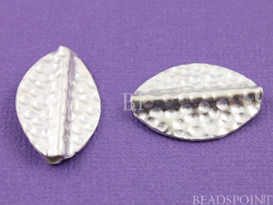1 Piece, Thai Hill Tribe Oval Flat Tube Bead, Karen Silver Oval Flat Tube Bead, Silver Oval Flat Tube Spacer Bead, (8201-TH) - Beadspoint