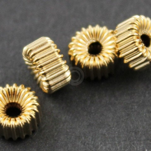 Gold Filled Corrugated Bead ,(GF/615/5) - Beadspoint