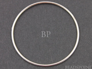 Sterling Silver Large Round Circle Link, (SS/697/32) - Beadspoint
