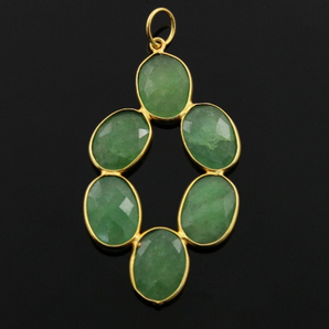 Australian Chrysoprase Fancy Pendant, (CHRYPNDT-A) - Beadspoint