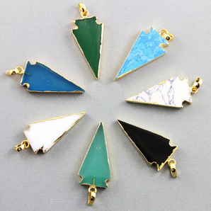 Electroplated Arrow Head in Multi colors,(BZC/9920) - Beadspoint