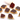 Garnet Freeform Slab Pendant w/ Gold Electroplated Edge, (BZC9035/GAR) - Beadspoint