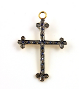 Pave Diamond Cross Pendant, (DCH/CR118) - Beadspoint
